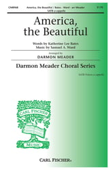 America, The Beautiful SATB choral sheet music cover